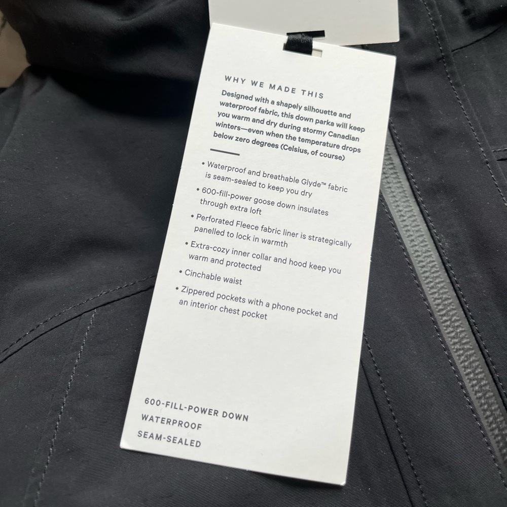 NWT! lululemon Snow Warrior Parka - Size 2 - Picture 3 of 15